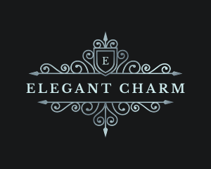 Deluxe Elegant Premium Shield logo design