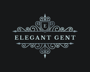 Deluxe Elegant Premium Shield logo design