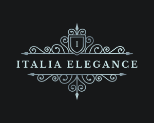 Deluxe Elegant Premium Shield logo design