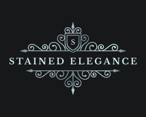 Deluxe Elegant Premium Shield logo design