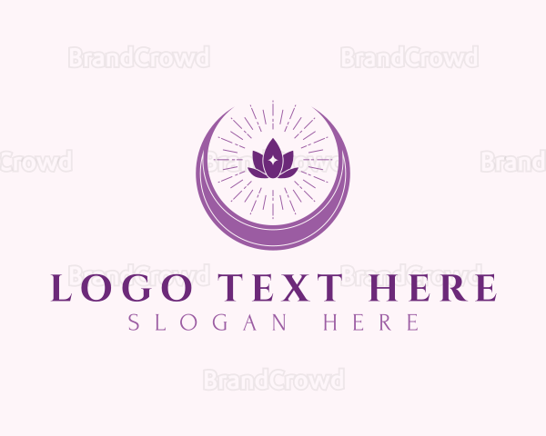 Lotus Flower Moon Logo