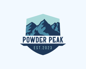 Peak Mountain Adventure logo design