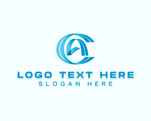 Financial - Marketing Media Ribbon logo design