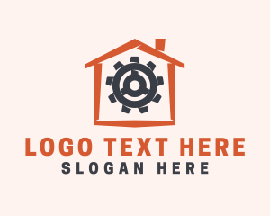 Tradesman - Residential House Gear logo design