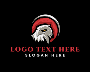 Steppe Eagle - Eagle Animal Wildlife logo design