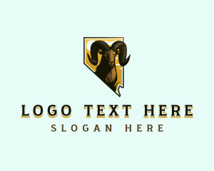 Bighorn - Nevada Bighorn Ram logo design