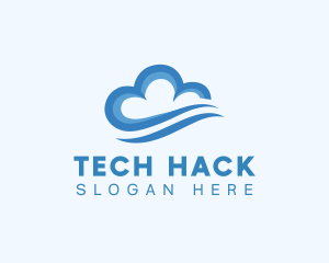 Tech Digital Cloud logo design