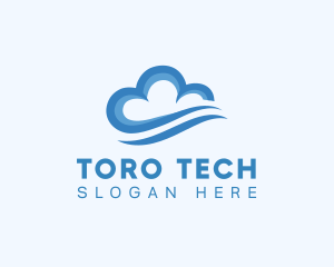 Tech Digital Cloud logo design