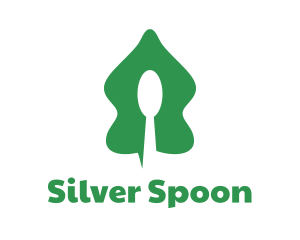 Salad Spoon Tree logo design