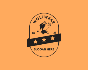 Crafting - Animal Eagle Badge logo design
