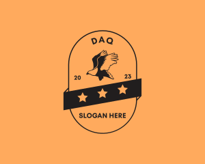 Surveillance - Animal Eagle Badge logo design