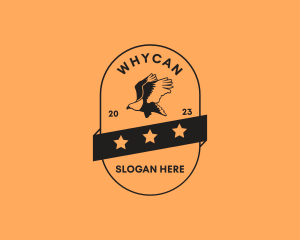 Hip - Animal Eagle Badge logo design