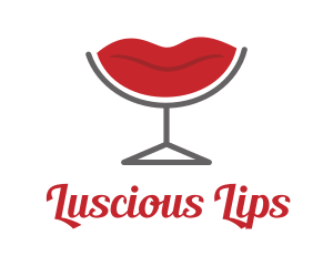 Lips - Red Lips logo design