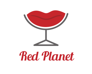 Red Lips logo design