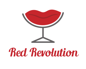 Red Lips logo design