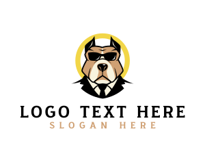 Tough - Pit Bull Security Dog logo design