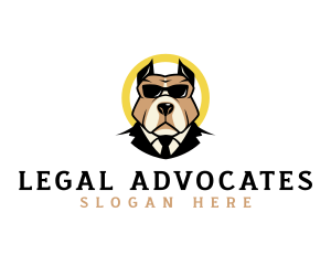 Pit Bull Security Dog logo design