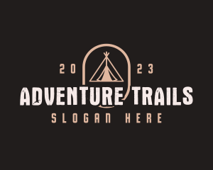 Outdoor Camping Adventure logo design