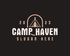 Outdoor Camping Adventure logo design