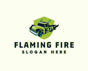Flaming - Flaming Truck Wheels logo design