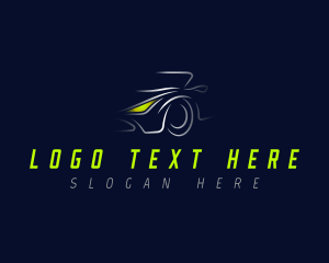 Sedan - Car Racing Automotive logo design
