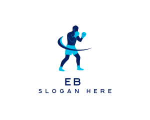 Boxing Sports Workout Logo