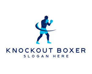 Boxer - Boxing Sports Workout logo design