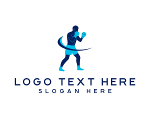 Boxing Sports Workout Logo