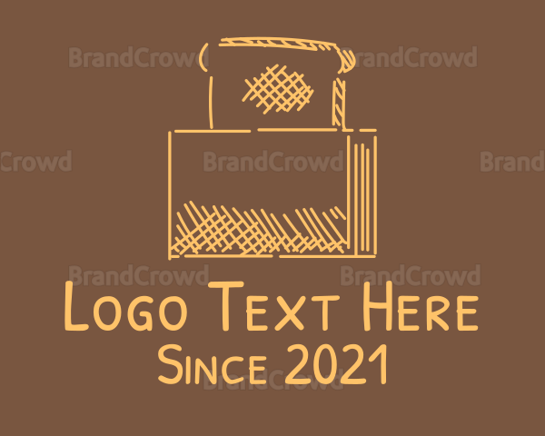 Yellow Bread Toaster Logo
