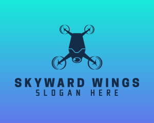 Flying - Flying Drone Videography logo design