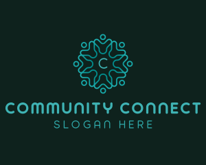 People Community Charity logo design