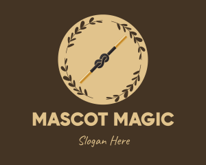 Magic Knot Wreath logo design