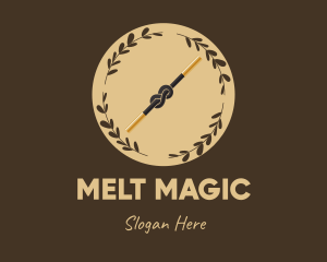 Magic Knot Wreath logo design