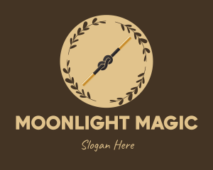 Magic Knot Wreath logo design