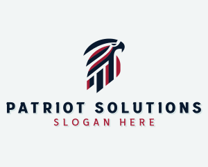 Eagle Patriotic Bird logo design