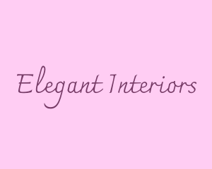 Fashion Cursive Wordmark logo design