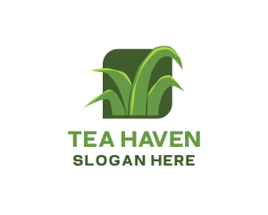 Green Grass Lawn logo design