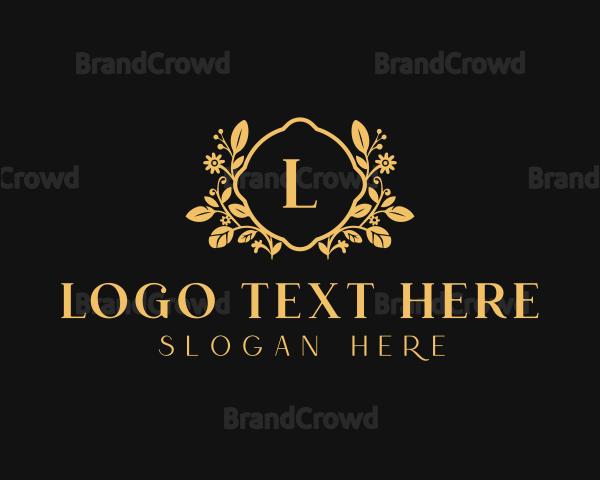 Stylish Floral Boutique Logo