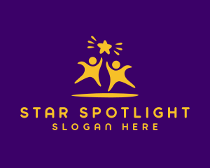 Kindergarten Kid Star logo design