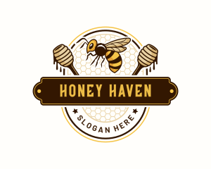 Bee Honey Farm logo design