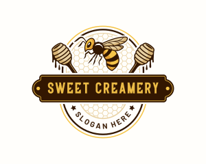 Bee Honey Farm logo design