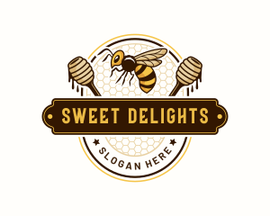 Bee Honey Farm logo design