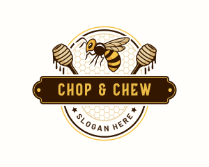 Sweet - Bee Honey Farm logo design