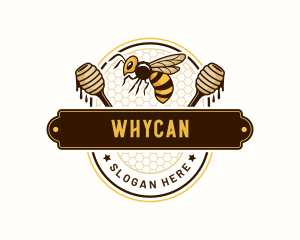 Apiary - Bee Honey Farm logo design