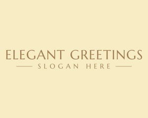 Elegant Luxury Business logo design