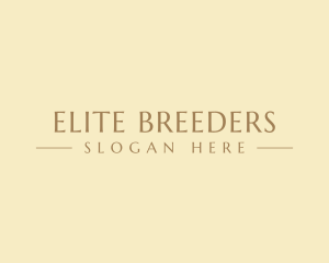 Elegant Luxury Business logo design