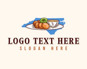 Steamed Crab - North Carolina Tomatoes Snack logo design