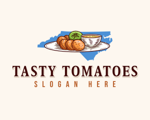 North Carolina Tomatoes Snack logo design