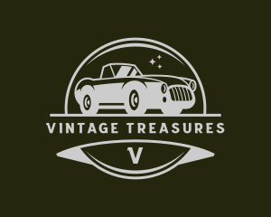 Vintage Car Mechanic logo design