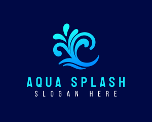 Splash - Water Wave Splash logo design